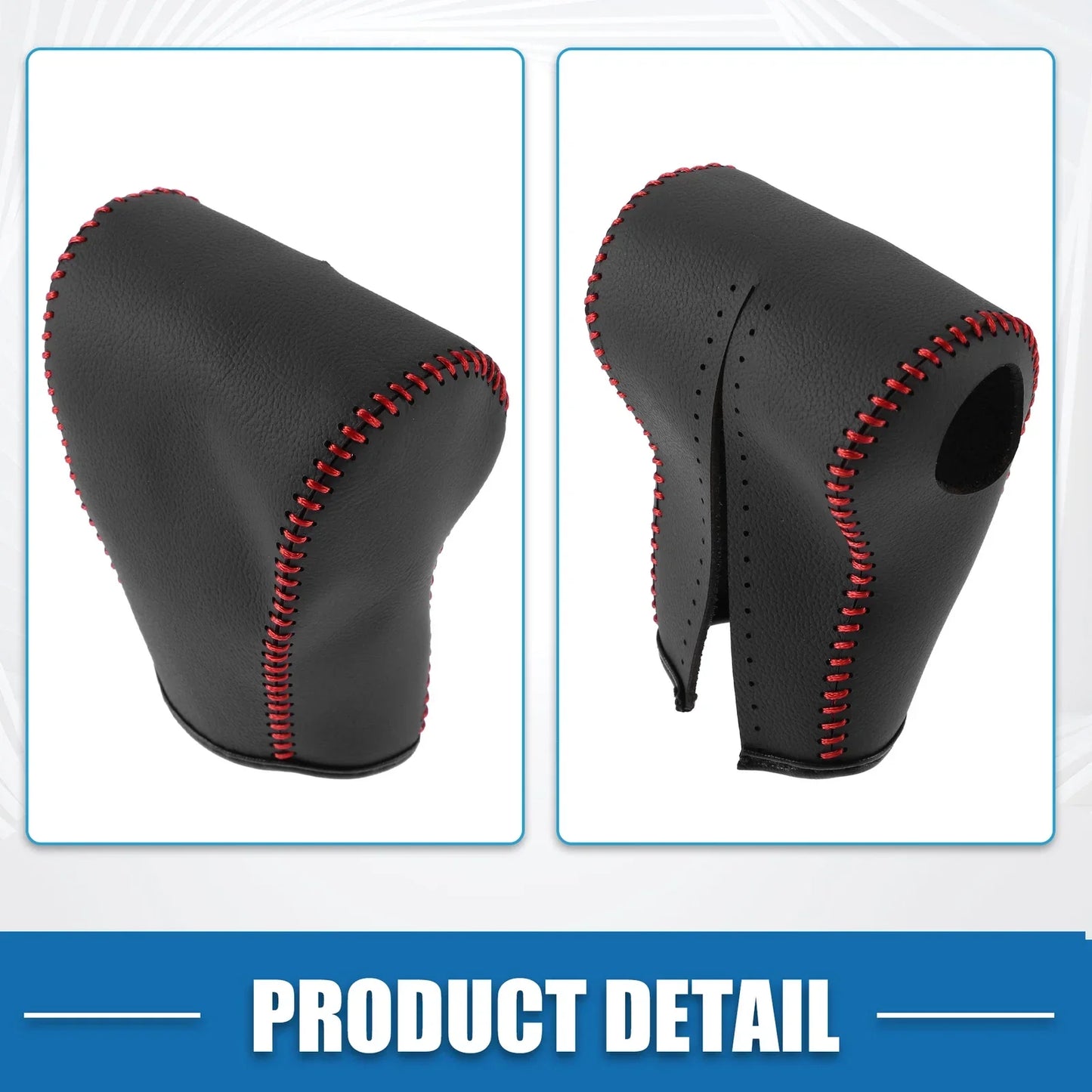 Gear Shifting Knob Cover for Hyundai Tucson 2006-2013 - Automatic Trim Black Red