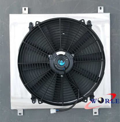 Aluminum Radiator Shroud & Fan for Datsun 1200 (1970-1973)