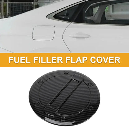 Fuel Tank Door Cap for Dodge Ram 2023-2025 Gas Tank Flap Carbon Fiber Black