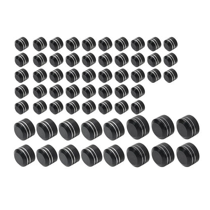 62X Engine Bolt Caps Cover Kit for Harley Road King Street Glide (2007-2016)
