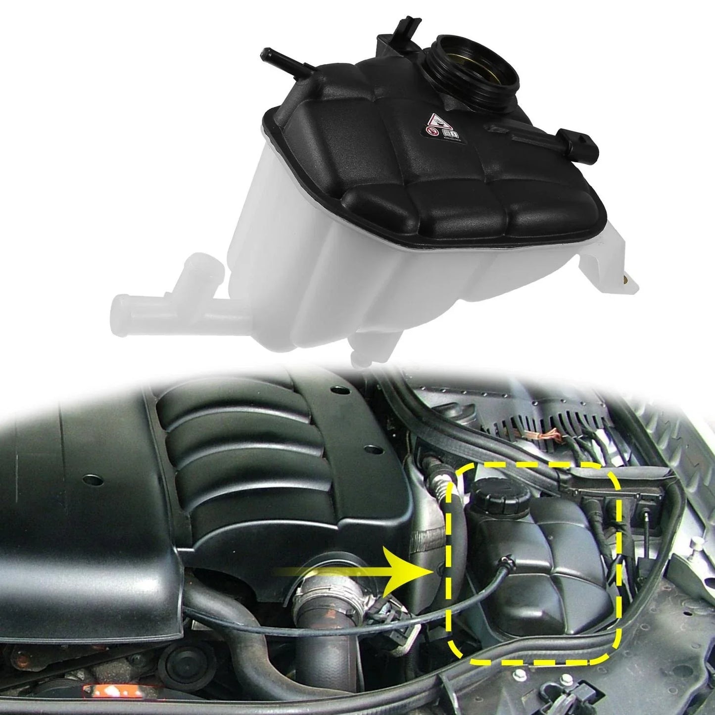 Coolant Radiator Reservoir Tank for Mercedes-Benz GL450 GL550 ML550 (2007-2012)