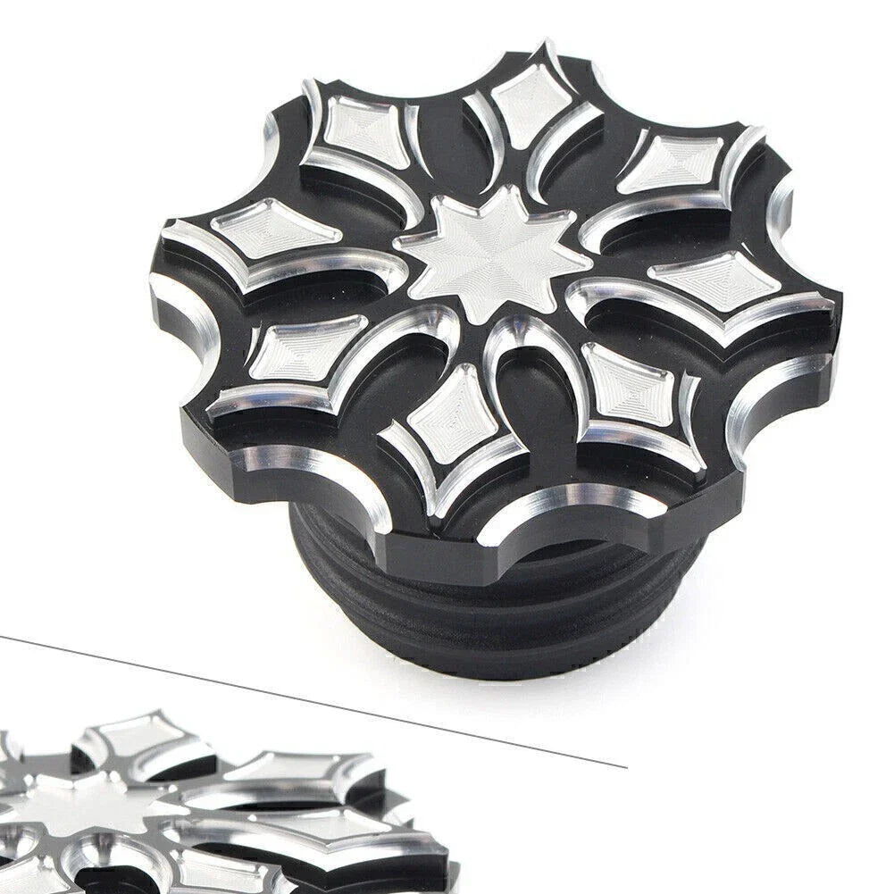 Fuel Gas Tank Cap Cover for Harley Sportster Touring Softail Dyna (92-17)