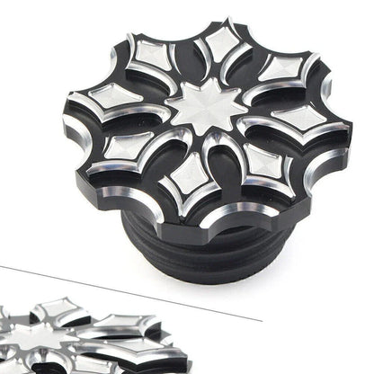 Fuel Gas Tank Cap Cover for Harley Sportster Touring Softail Dyna (92-17)