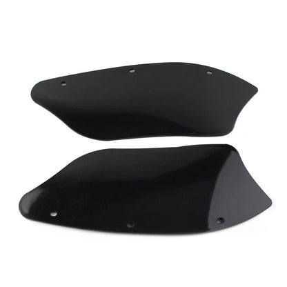 Black Air Batwing Fairing Wind Deflectors for Harley Dyna, Heritage, Softail