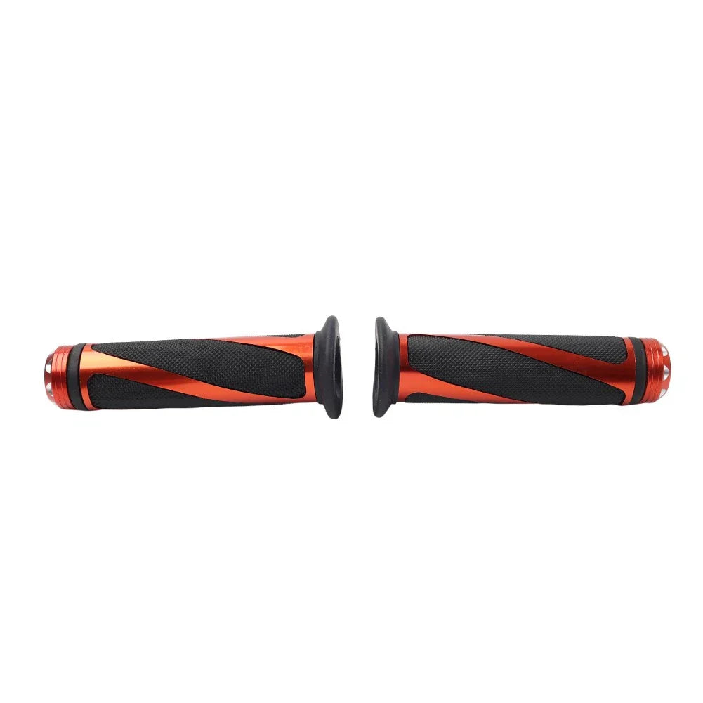 7/8" Orange Rubber Gel Hand Grips for Yamaha MX ATV Dirt Bike