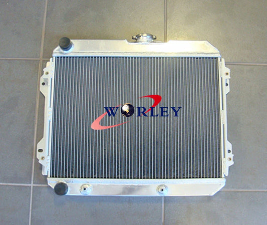Aluminum Radiator 2 Row for Toyota Corona ST141 RT142 2.0L 2.4L (1983-1987)
