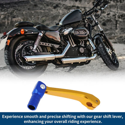 Folding Motorcycle Gear Shifter Lever for Honda CRF150F (2003-2017) Gold Blue