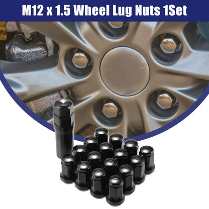 M12x1.5 Car Wheel Hub Lug Nuts 2 x for Honda, Chevy, Nissan