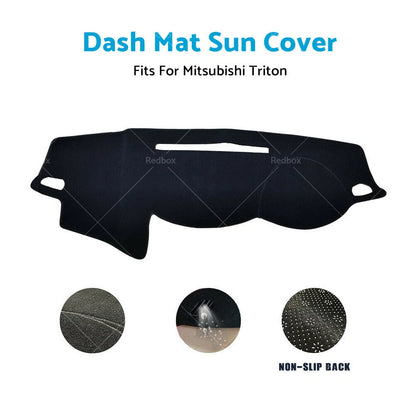 Dashboard Sun Cover Pad for Mitsubishi Triton MR GLX+ GLS GLR (2015-2022)