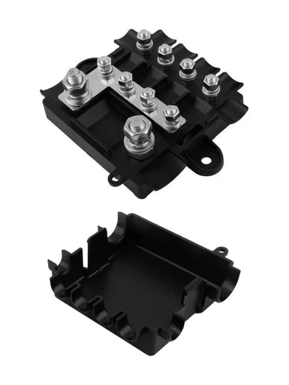 Dual Voltage Power Distribution Box for Mega Midi Fuses