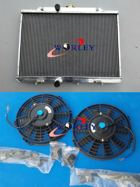 Aluminum Radiator & Fans for Nissan Rogue 2.5L L4 (2008-2015)