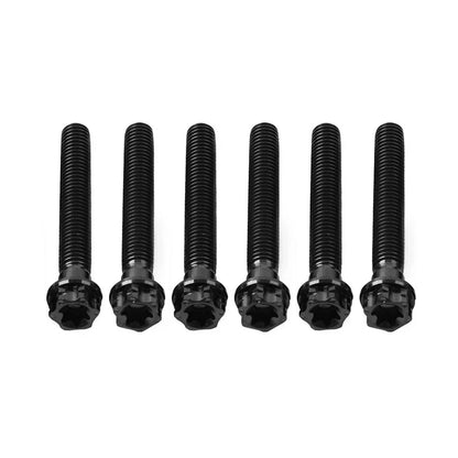6pcs M8x45mm Titanium Torx Head Flange Screws for Motorcycle Bike
