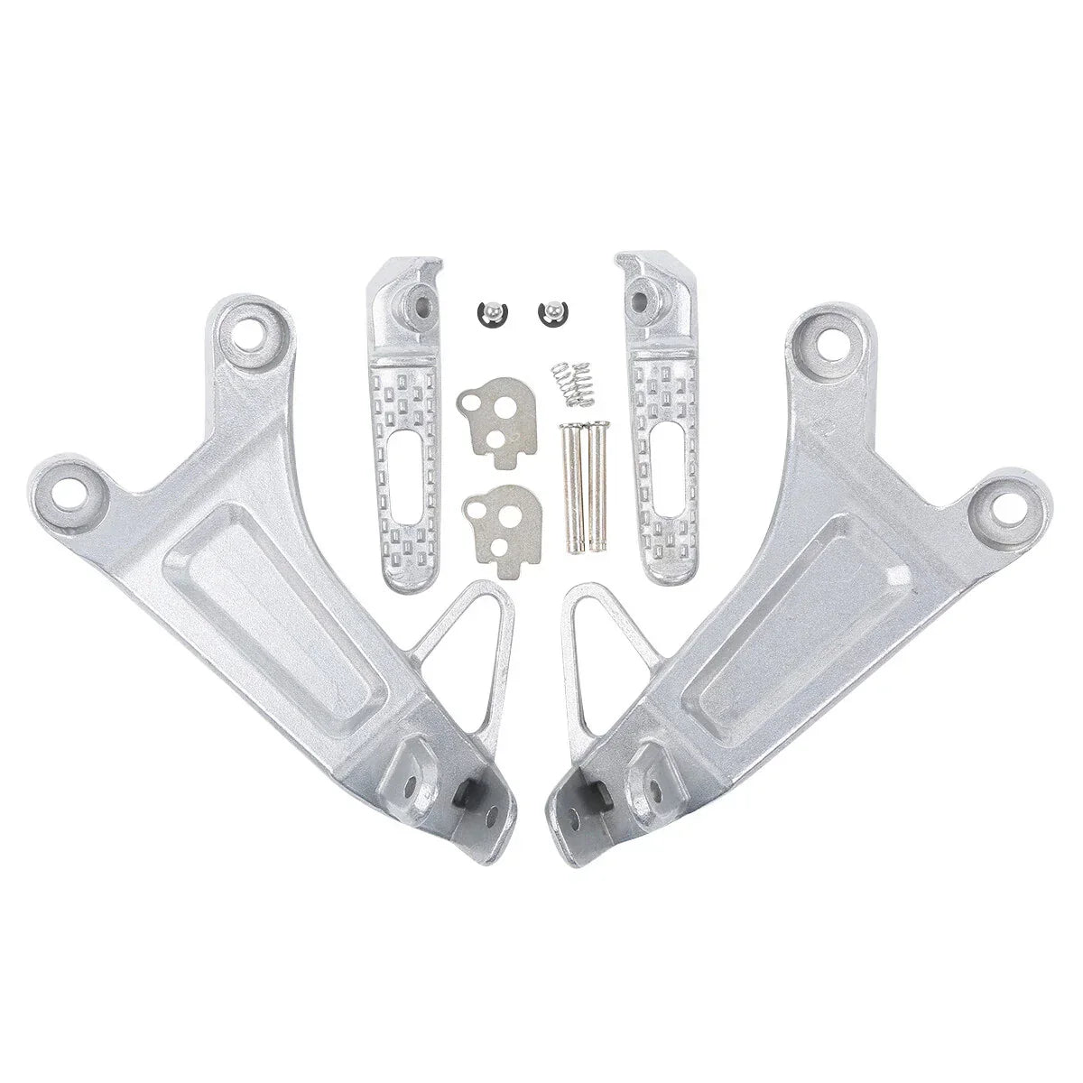 Rear Passenger Footrests Footpegs Bracket Set for Honda CBR600RR (2003-2004)