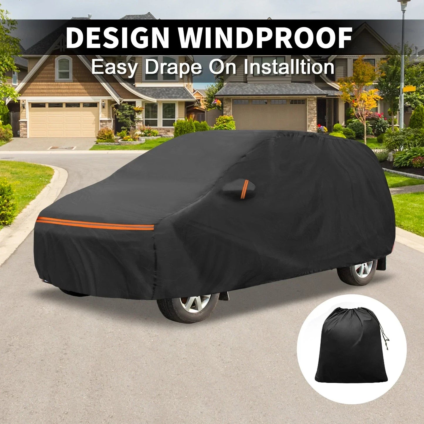 Waterproof PEVA Spunlace Cotton Car Cover for Mercedes-Benz V-Klasse (2014-2021)