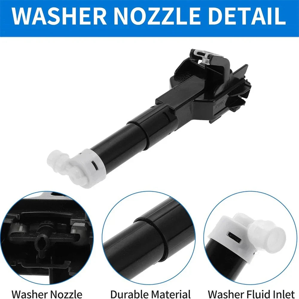 Left Headlight Washer Nozzle Jet Sprayer for Toyota Prius (2011-2015)