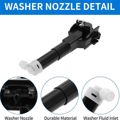 Left Headlight Washer Nozzle Jet Sprayer for Toyota Prius (2011-2015)