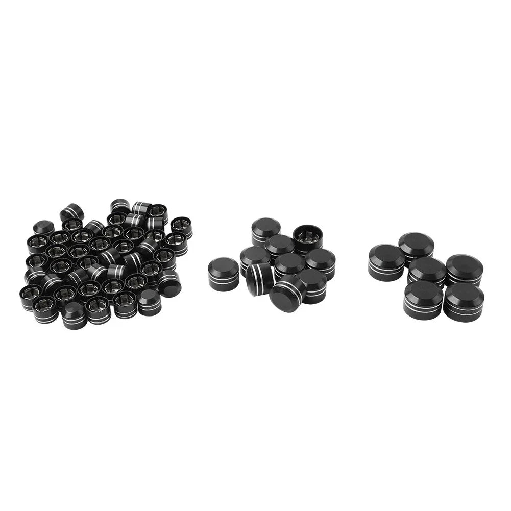 62X Engine Bolt Caps for Harley Touring Road King Street Glide (2017-2024)