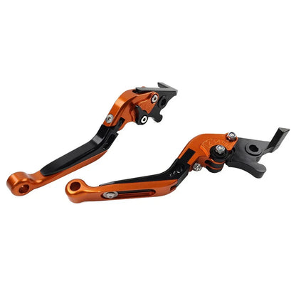 2x Folding Extendable Brake Clutch Levers for Kawasaki ZX1400/ZX14R/ZZR1400 (06-17)