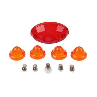 Turn Signal Covers Amber Tail Light Lens for T100 Scrambler Speedmaster (2001-2023)