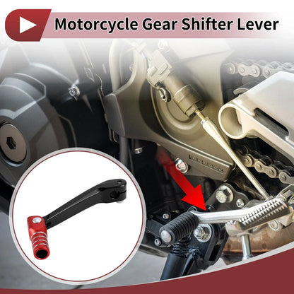 Folding Motorcycle Gear Shifter Lever for Honda CRF150F (2003-2017) Black Red