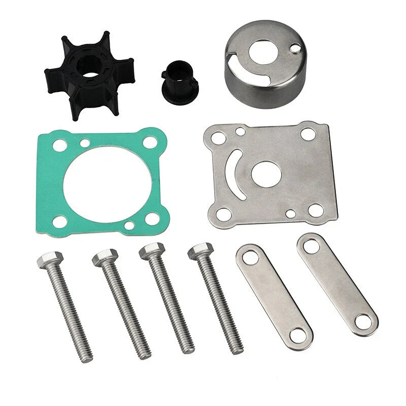 15pcs Water Pump Impeller Repair Kit for 2-Stroke Outboards 6-8HP