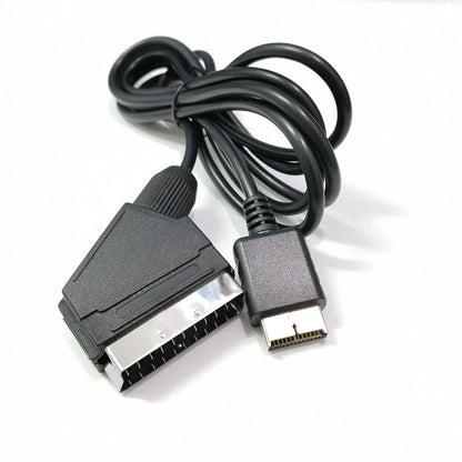 RGB Scart Cable 1.8m for PS1 PS2 PS3 (2000-2013)