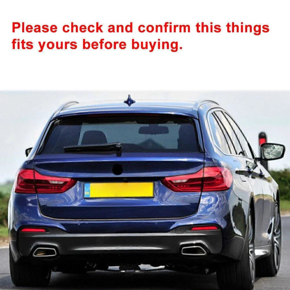 Muffler Pipe Tip Tailpipe Trim Cover Chrome for BMW 5 Series (2017-2023)