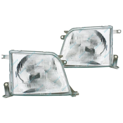 LH+RH HeadLights Pair for Toyota Landcruiser Prado 95 Series 1996-1999 L+R Set