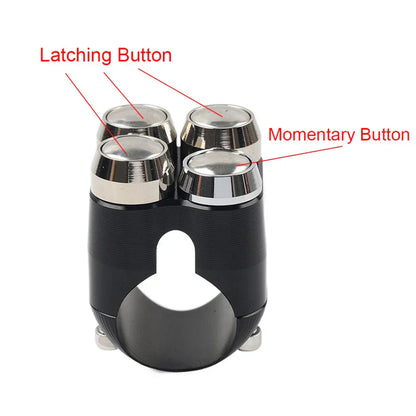 1" Handlebar Horn Turn Signal Light Control Switch for Harley Bobber