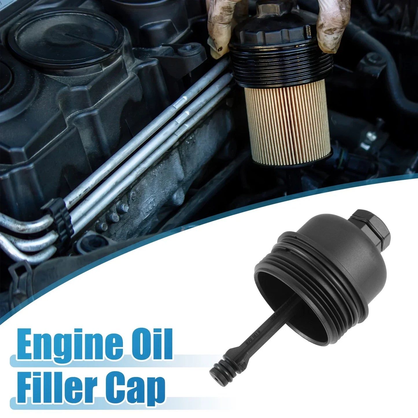 Engine Oil Filter Housing Cap for Mercedes A190 A210 W168 (1997-2004)