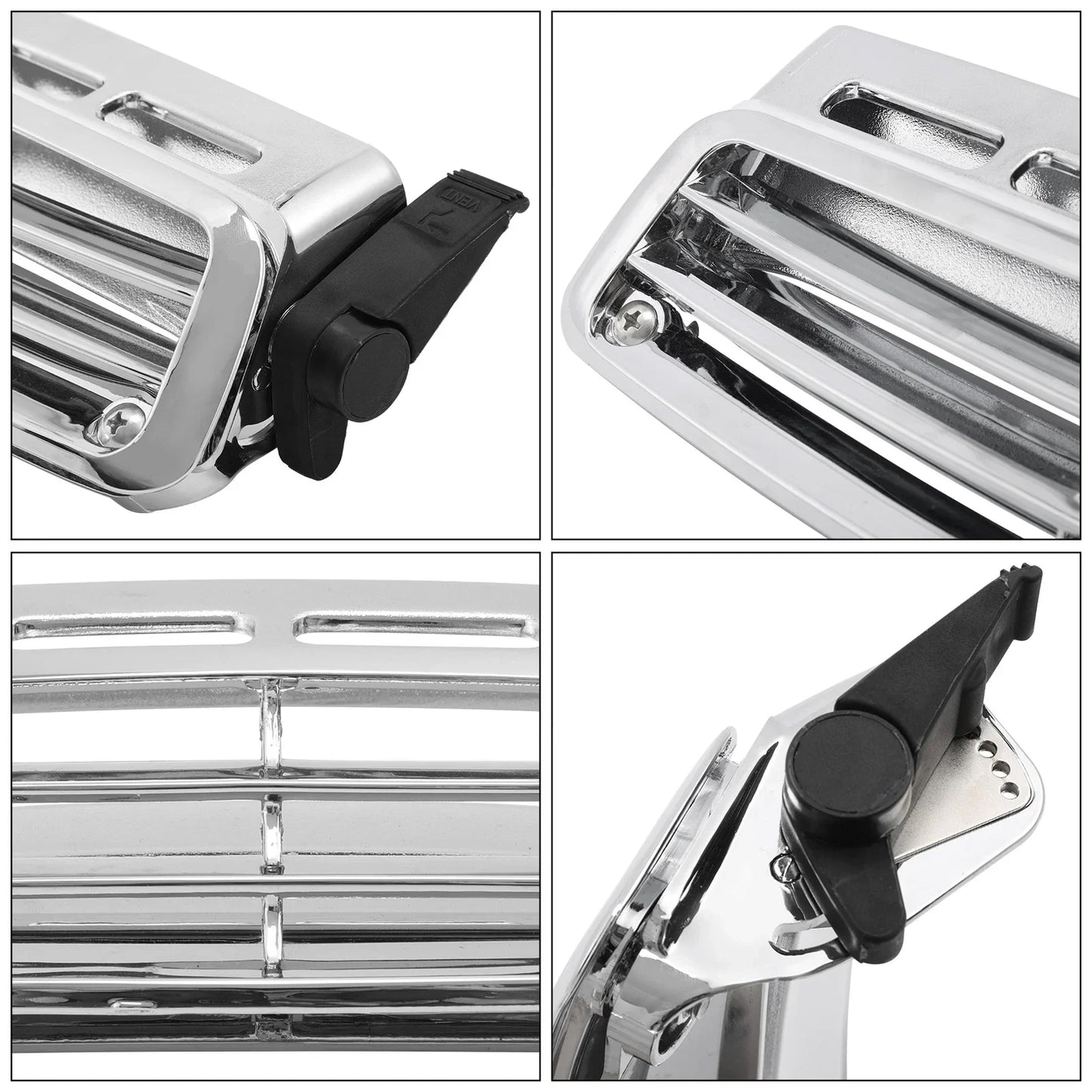 Chrome Windshield Air Vent for Honda Goldwing 1800 GL1800 (2001-2017)