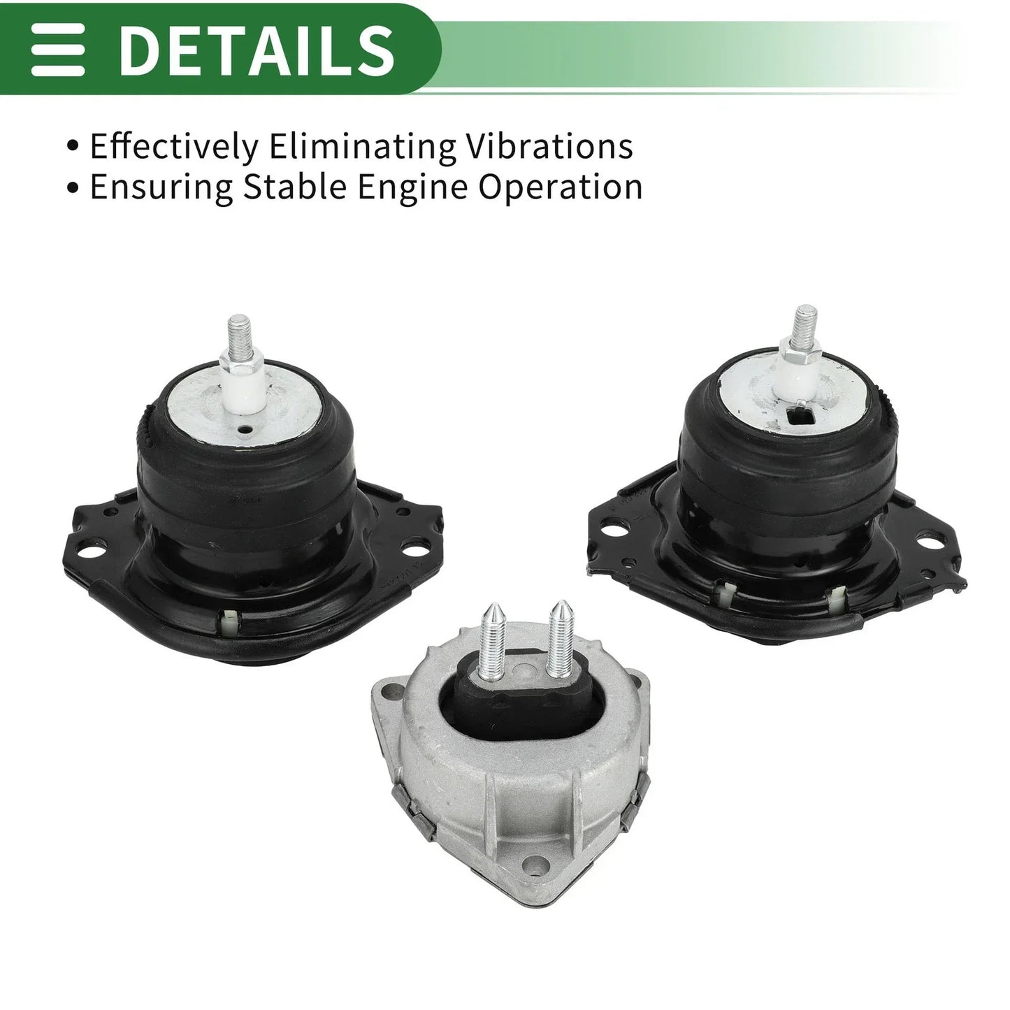 Engine Motor Trans Mount Set for Dodge Durango 3.6L (2011-2019)