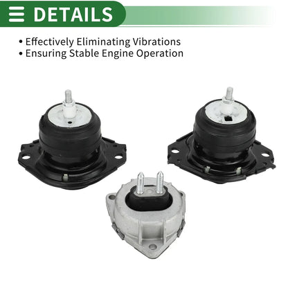 Engine Motor Trans Mount Set for Dodge Durango 3.6L (2011-2019)