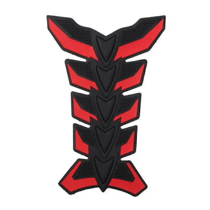 3D Red Fish Bone Gas Fuel Oil Tank Pad Decal Sticker for Motorcycle