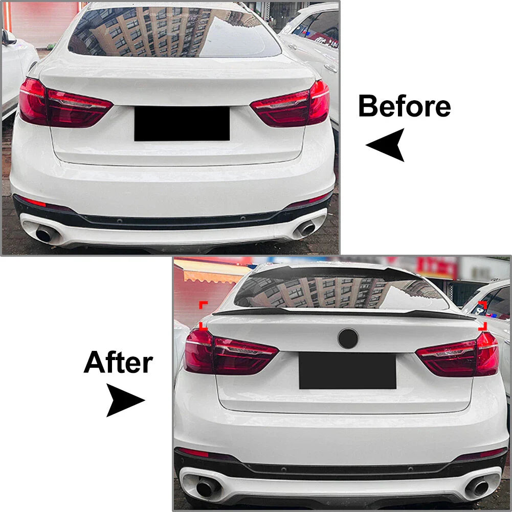Rear Trunk Spoiler Wing for BMW X6 F16 X6M (2014-2019)
