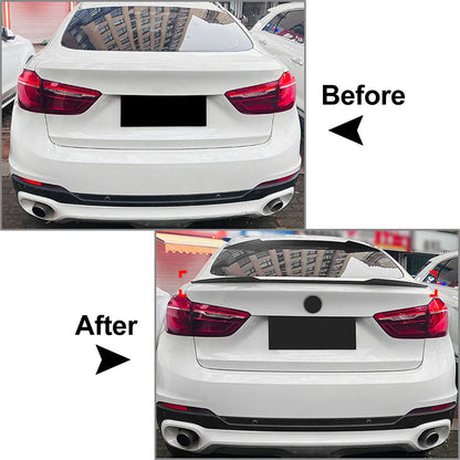 Rear Trunk Spoiler Wing for BMW X6 F16 X6M (2014-2019)