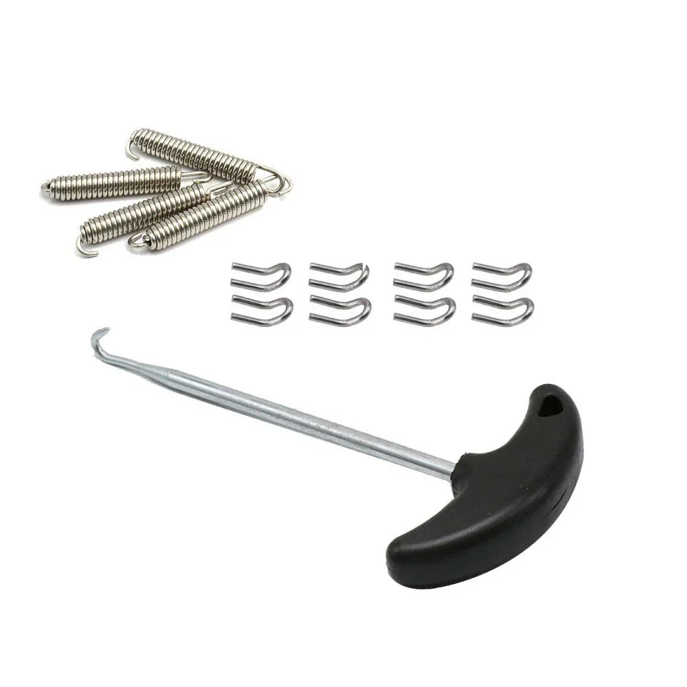 Exhaust Pipe Muffler Mounting Springs Hooks  Stainless Steel Chrome