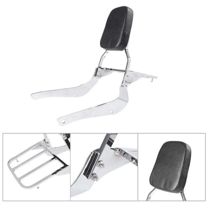 Motor Backrest Sissy Bar Luggage Rack for Suzuki Volusia VL800 (2001-2004)