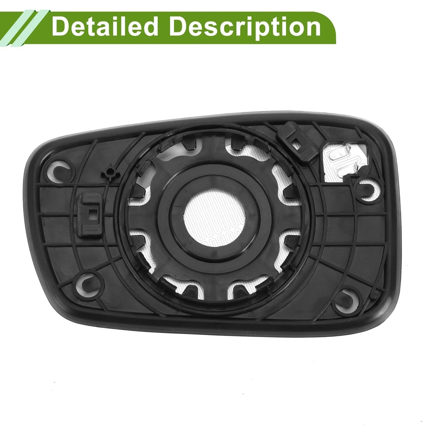 Heated Right Side Mirror Glass for Hyundai Sonata (2011-2014)