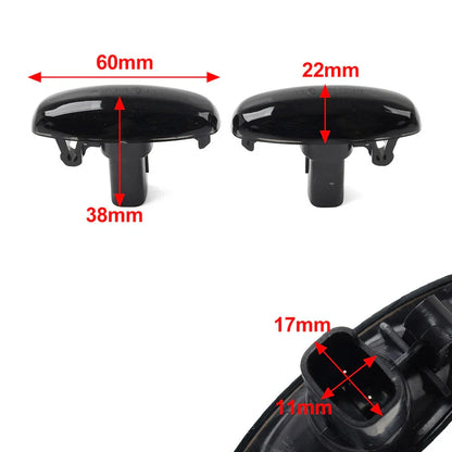 Dynamic Side Marker Turn Signal Light for Toyota Vios Yaris 2014-2019