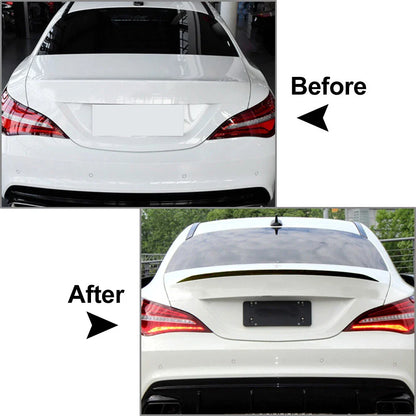 Rear Trunk Lid Wing Splitter Lip for Benz CLA Class C117 (2013-2019)