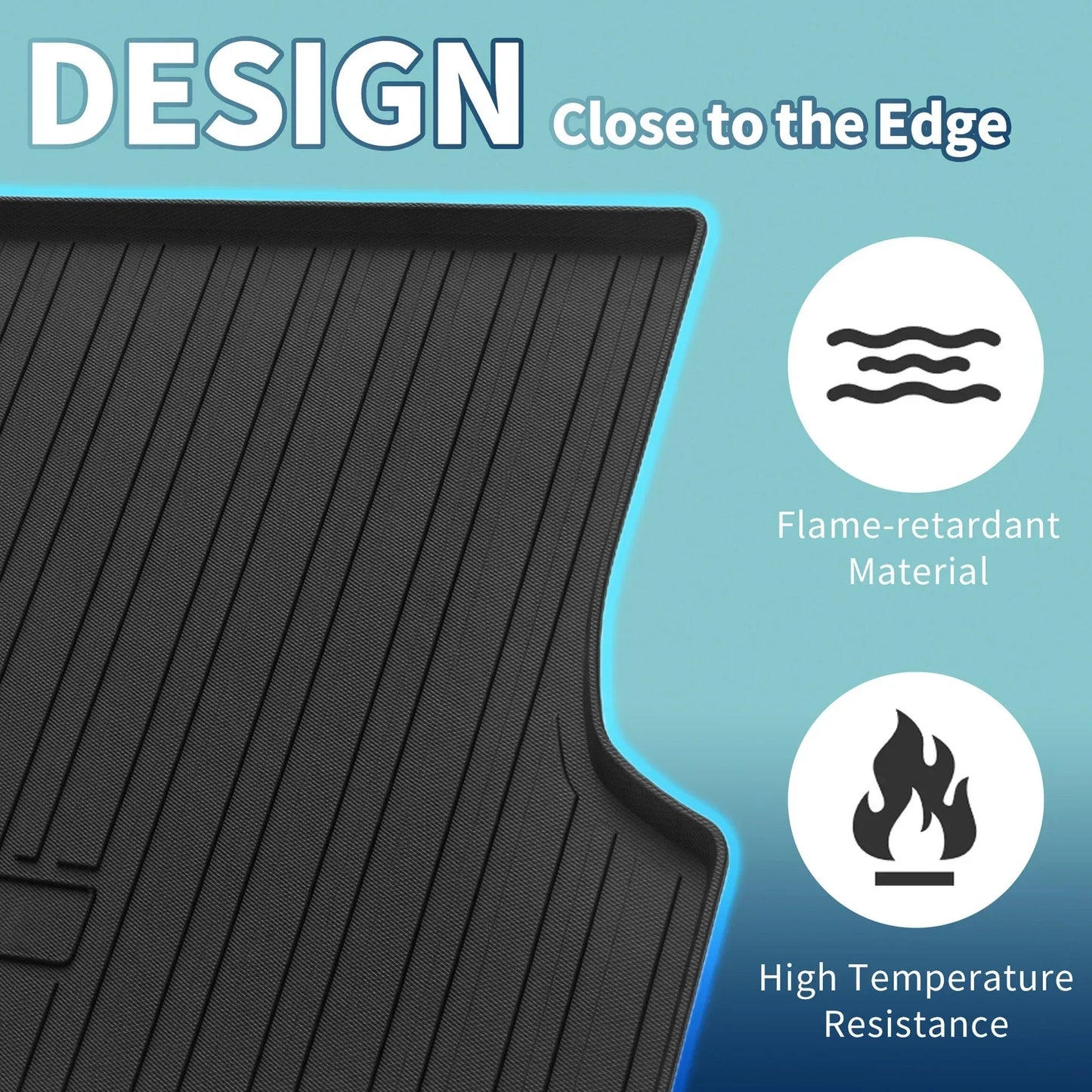 Flat Face Cargo Liner Rear Trunk Mat for Lexus RX (2023-2024) 1 x TPE