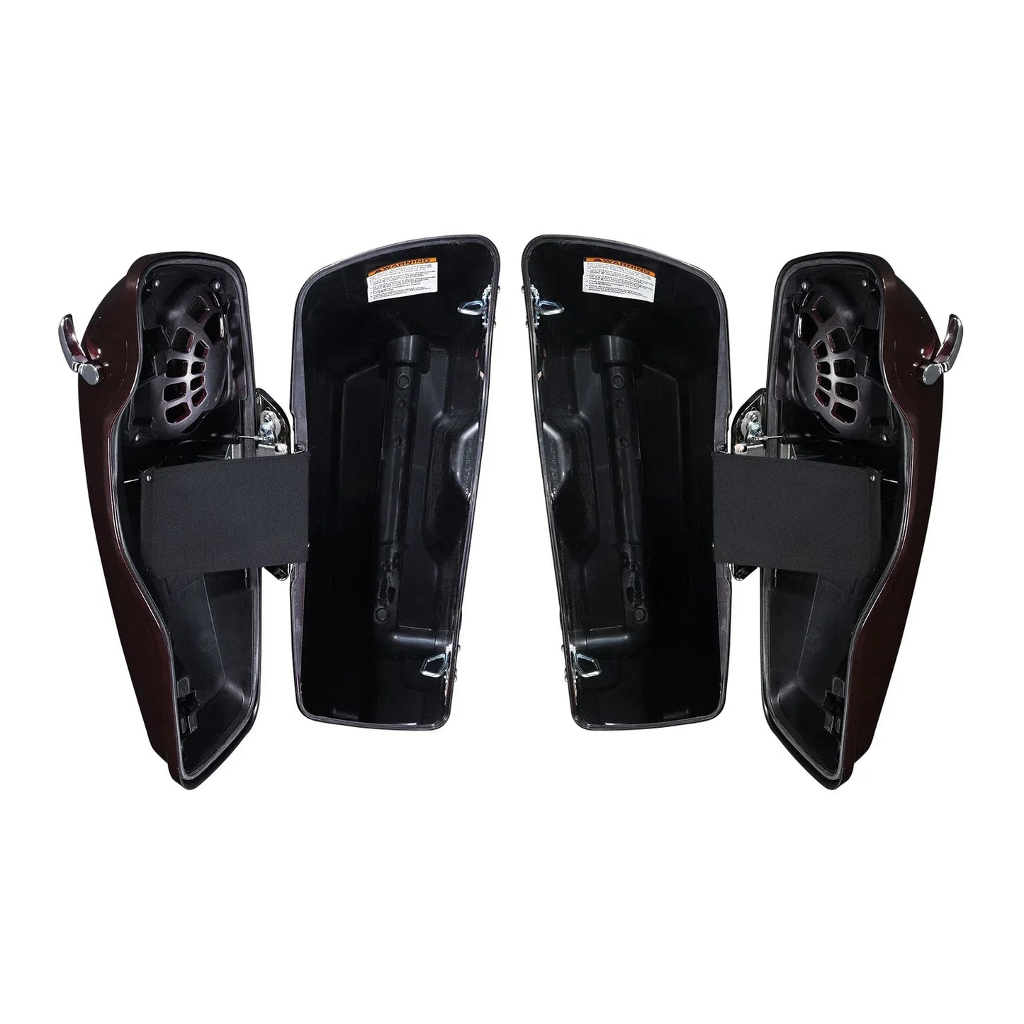 Saddlebag Speaker Lid for Harley Road Glide (2014-2023) - Midnight Crimson/Black