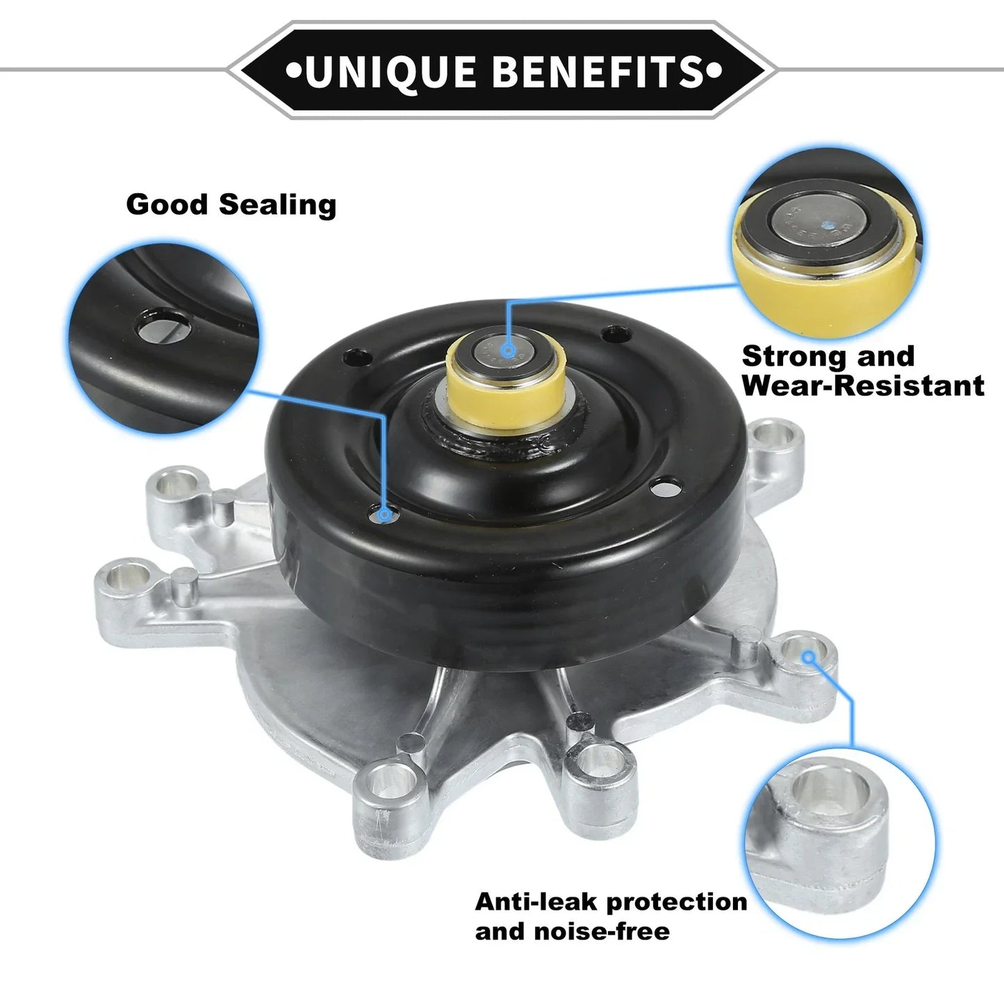 Water Pump for Chrysler Aspen & Dodge Dakota (2007-2009)