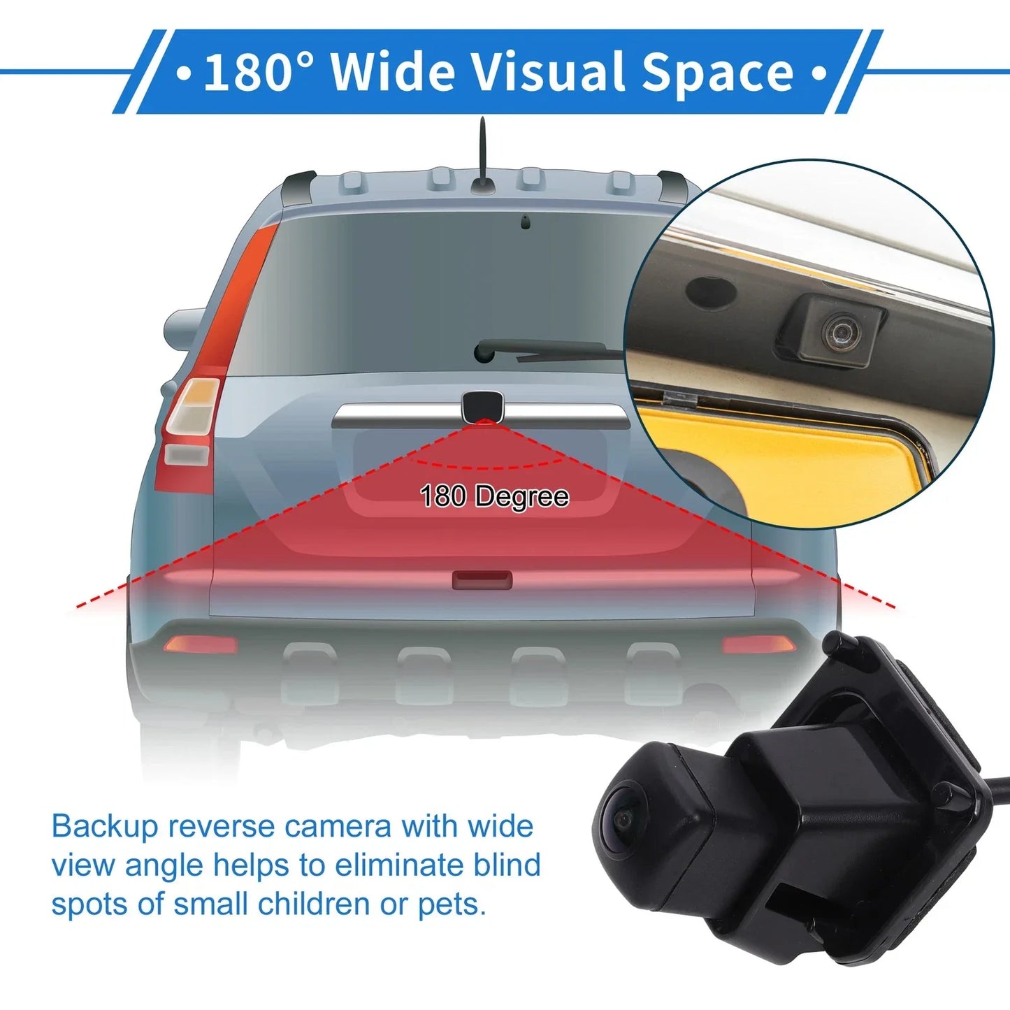 Rear View Camera 120-180�� for Honda CR-V EX EX-L SE (2015)