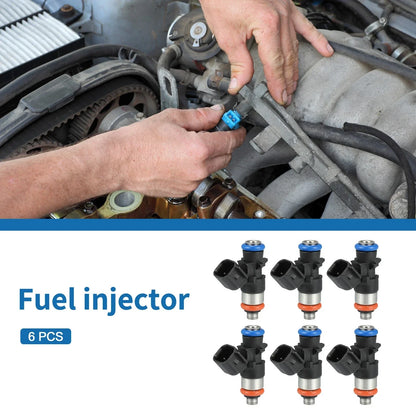 Fuel Injector 3.6L for Dodge Challenger (2012-2019) - 6 x Black Injectors
