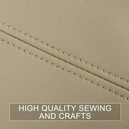 Beige Microfiber Leather Door Panel Armrest Covers for Honda Accord (2008-2012)