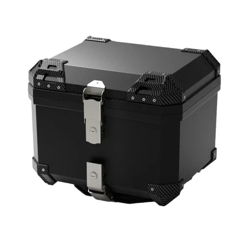 45L Motorcycle Tour Tail Box Trunk Luggage Carrier Case for Black Motorcycles