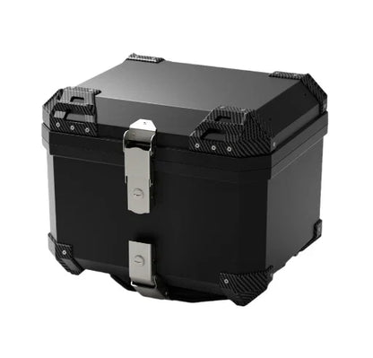 45L Motorcycle Tour Tail Box Trunk Luggage Carrier Case for Black Motorcycles