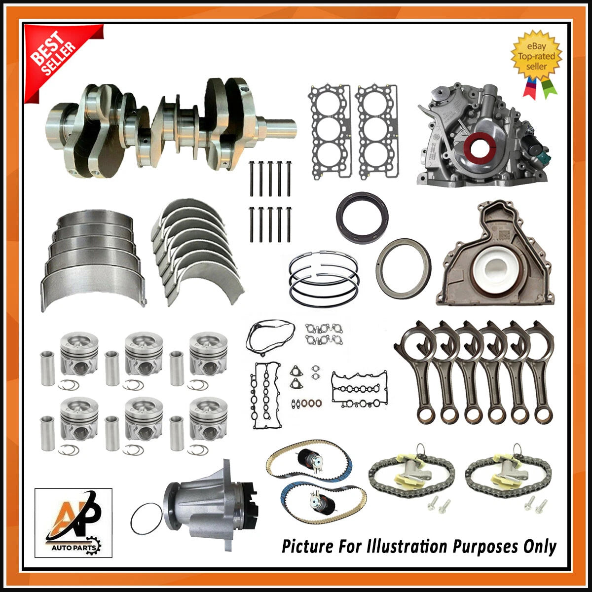 Forged Crankshaft Replacement for Land Rover Discovery 3.0 D TDV6 (2014–2018)